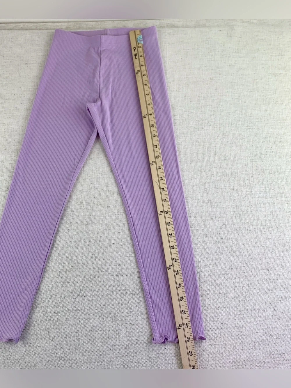 Old Navy New girl's Ribbed Lavender Leggings size M(8)
